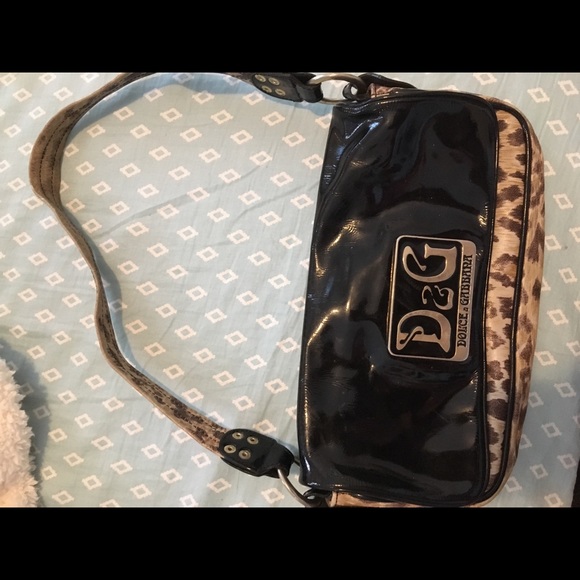 Vintage cheetah print Dolce and Gabana Handbag